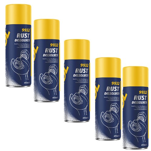 5x450ml mannol rostlöser - mannol,