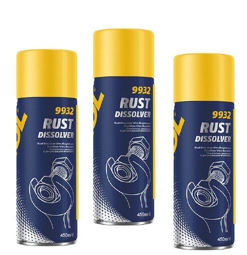 3x450ml mannol rostlöser - mannol,